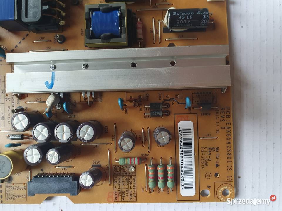 LG47LB5700 zasilacz EAX65423801 Bełchatów sprzedam