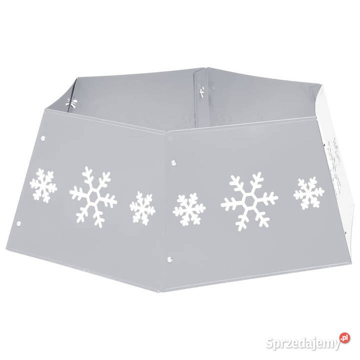 Osłona pod choinkę srebrnobiała 68x25 WM331305 Warszawa