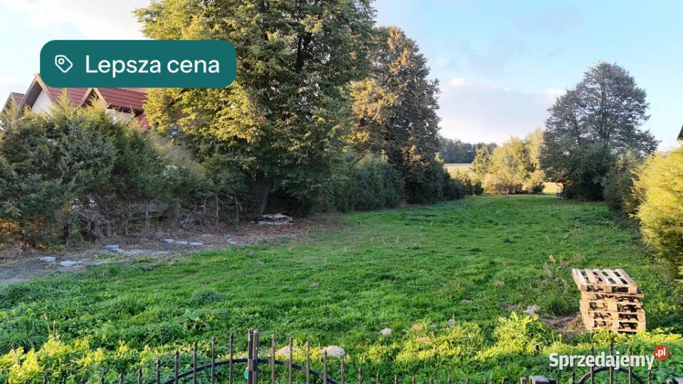 Duża działka z domkiem Kunki gm Susiec