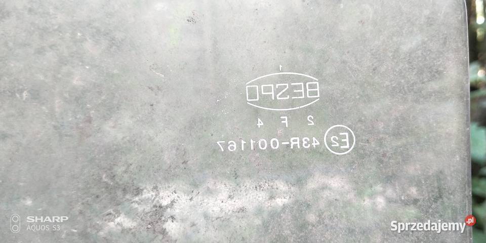 Polonez FSO szyba drzwi przednich prawych