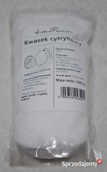 Kwasek cytrynowy 1