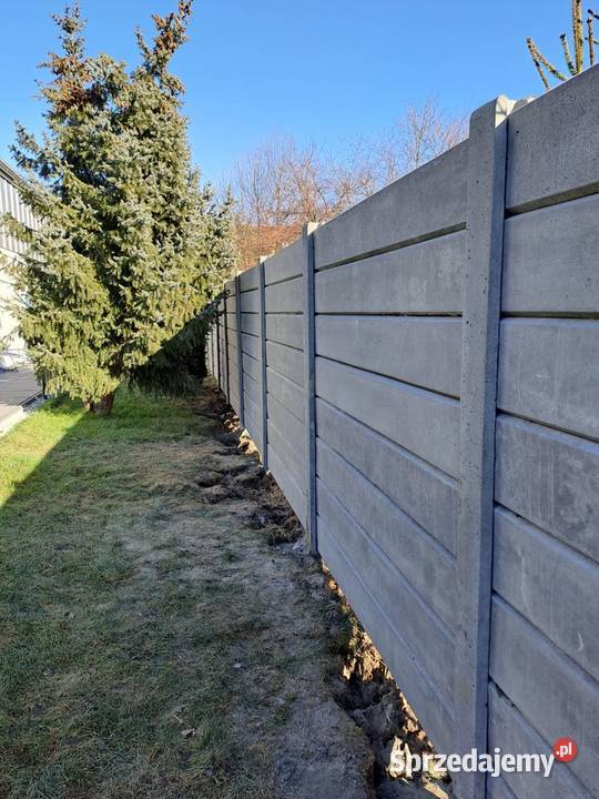 Ogrodzenia betonowe Montaż Wrocław sprzedam
