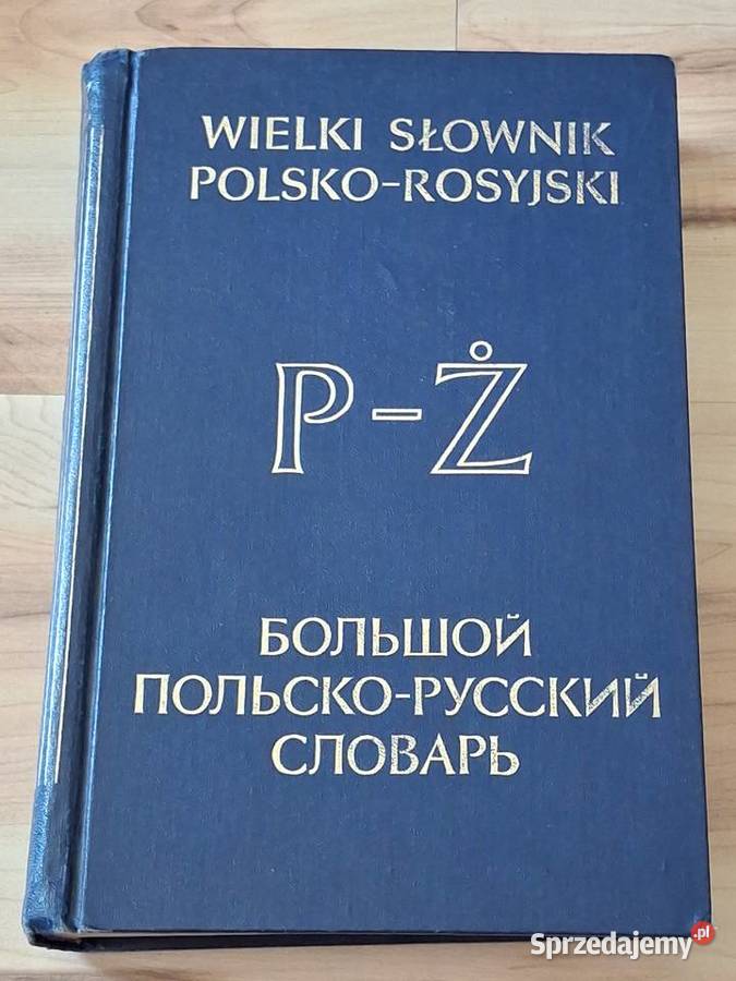 Wielki słownik POLSKOROSYJSKI PŻ mazowieckie
