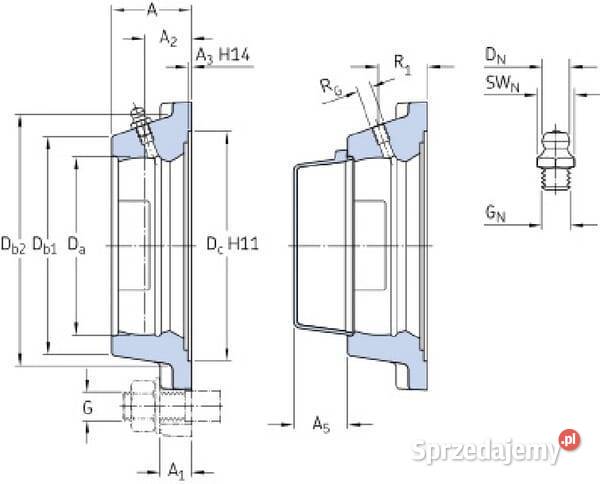 Obudowa łożyska kwadratowa SKF FY 506 mm Kamionna sprzedam