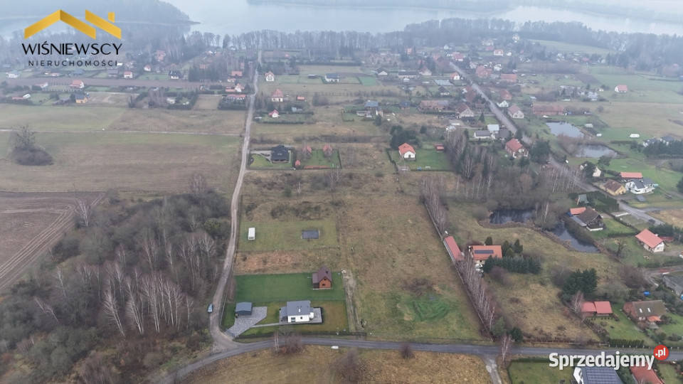 Uzbrojona działka 1800m 600 m jeziora Winiec