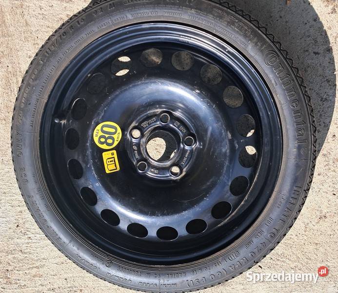 Koło dojazdowe R16 Opel 5x105