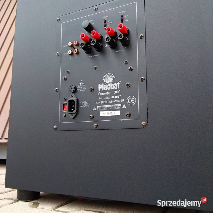 Potężny Magnat Omega 300 Subwoofer 200W 25 12 Świebodzice sprzedam