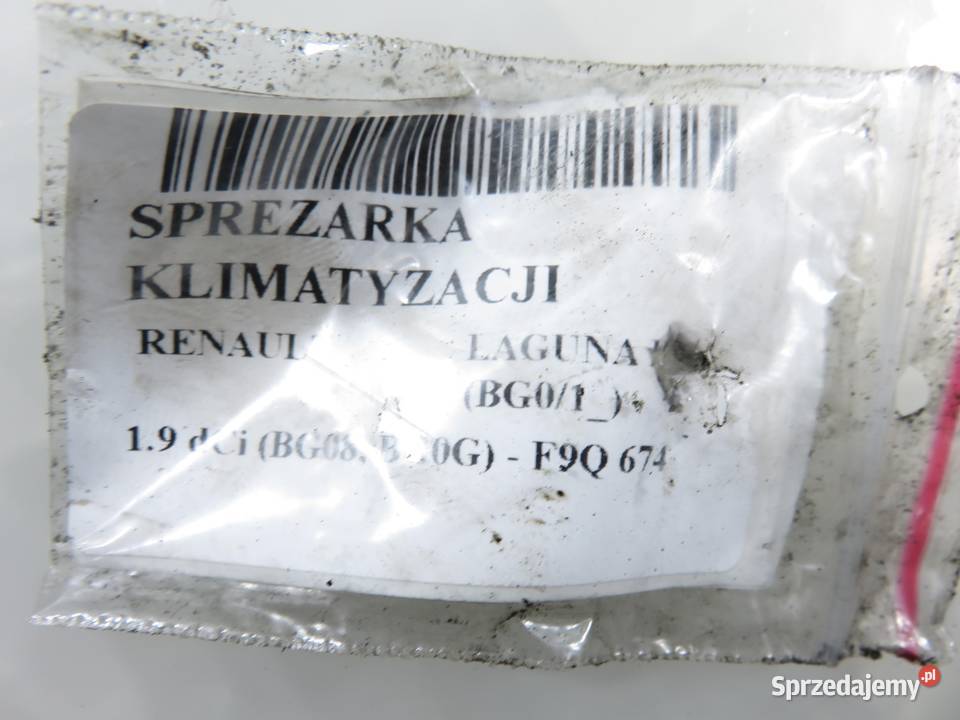 KOMPRESOR KLIMATYZACJI RENAULT LAGUNA II 19 dCi