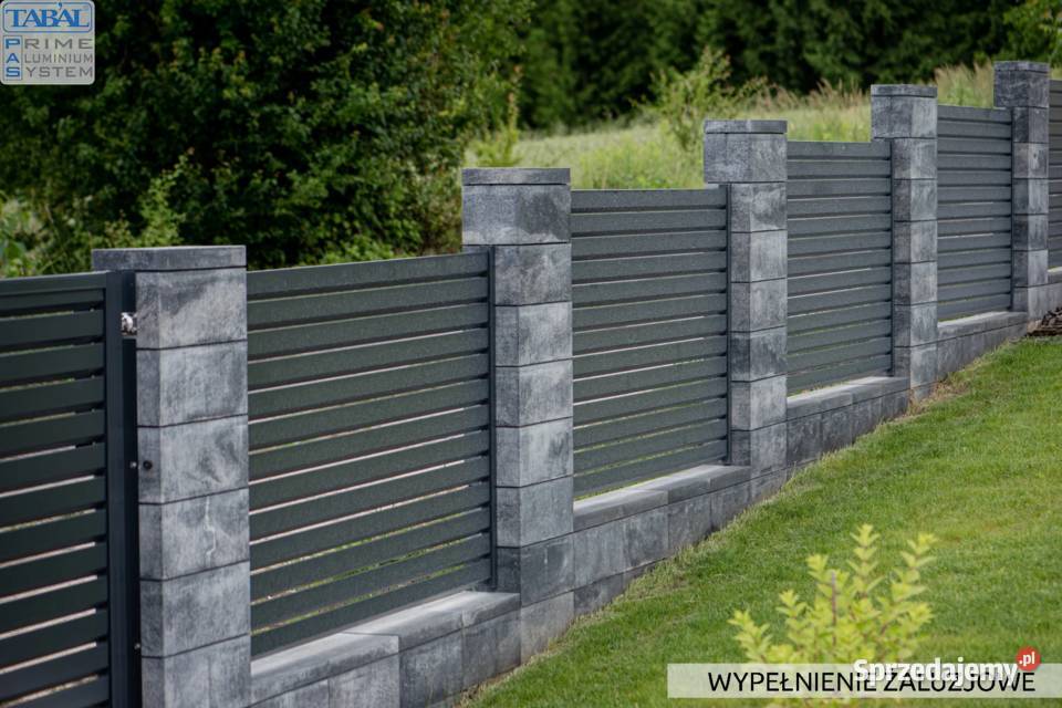 Nowoczesne ogrodzenia ALUMINIUM poziome pionowe metal lubelskie sprzedam