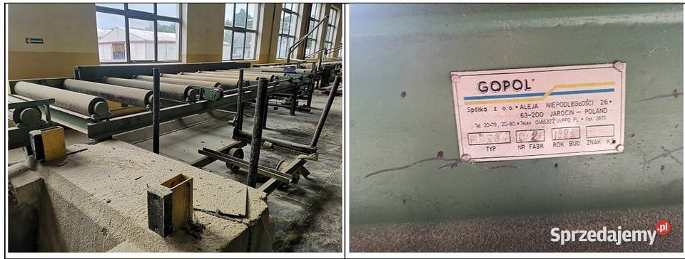 Linia pilarki szerokotaśmowej Pozostałe Rogalice