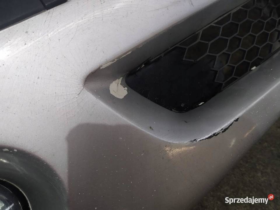 ZDERZAK PRZÓD SREBRNY Dacia Logan I 20042012