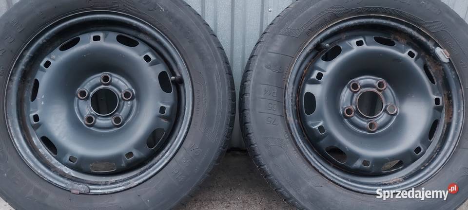 Felgi stalowe 5x100 14 skoda vw mazowieckie Wołomin
