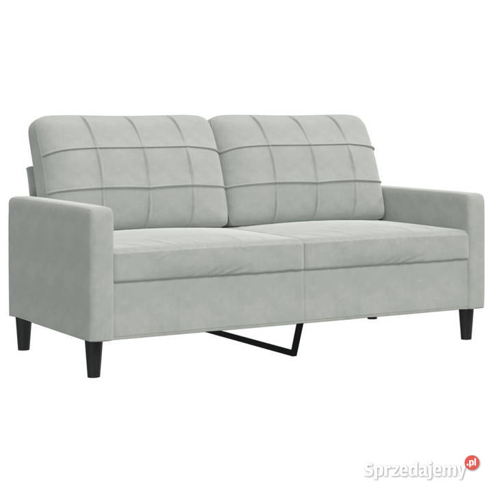 Sofa 2osobowa jasnoszara 140 tapicerowana sprzedam