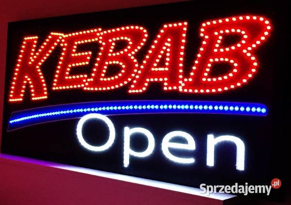 Reklama Led Kebab Gotowa do wysyłki Nowa Pomiechówek