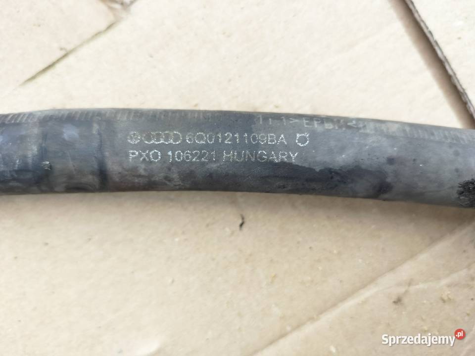 VW AUDI SKODA SEAT 6Q0121109BA RURA PRZEWÓD WĄŻ lubelskie Kamień-Kolonia
