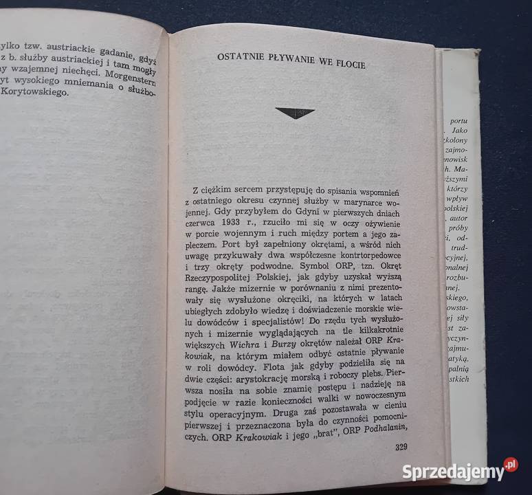 Jerzy Kłossowski Wspomnienia z marynarki Koźminek