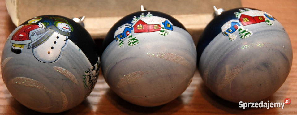 Bombki Boże Narodzenie ozdoba choinkowa 6 Dom i Ogród