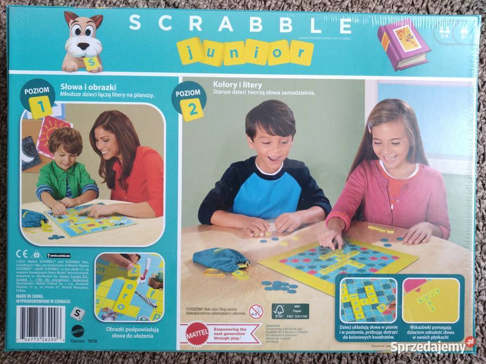 Scrabble Junior gra słowna dzieci mazowieckie Warszawa