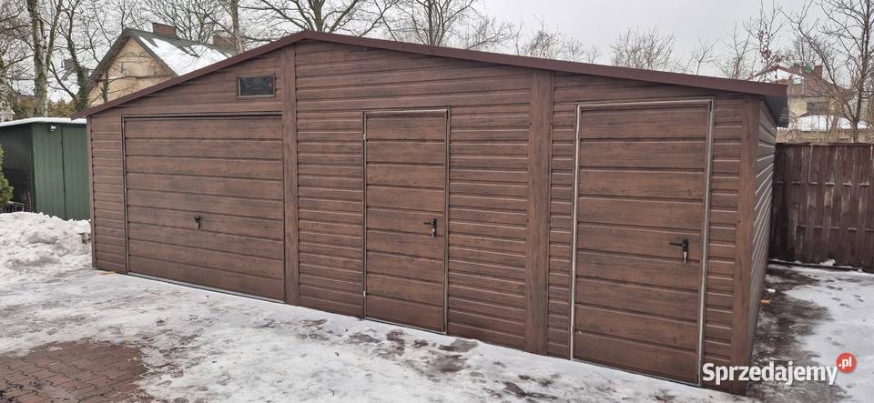 Garaż Blaszany Blaszak DREWNOPODOBNY 7x6 Toruń