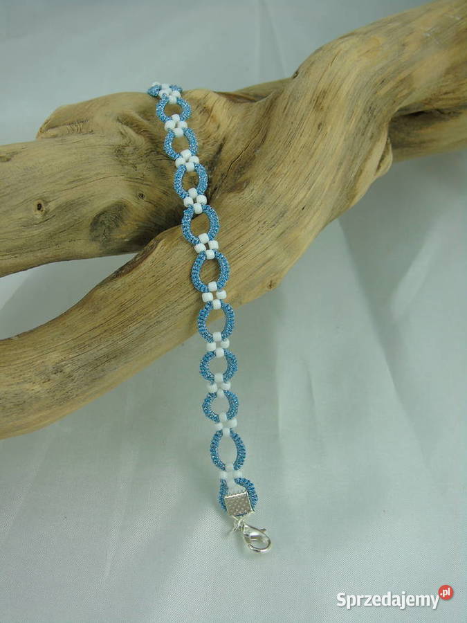 Bransoletka koronkowa Wiśniowa sprzedam