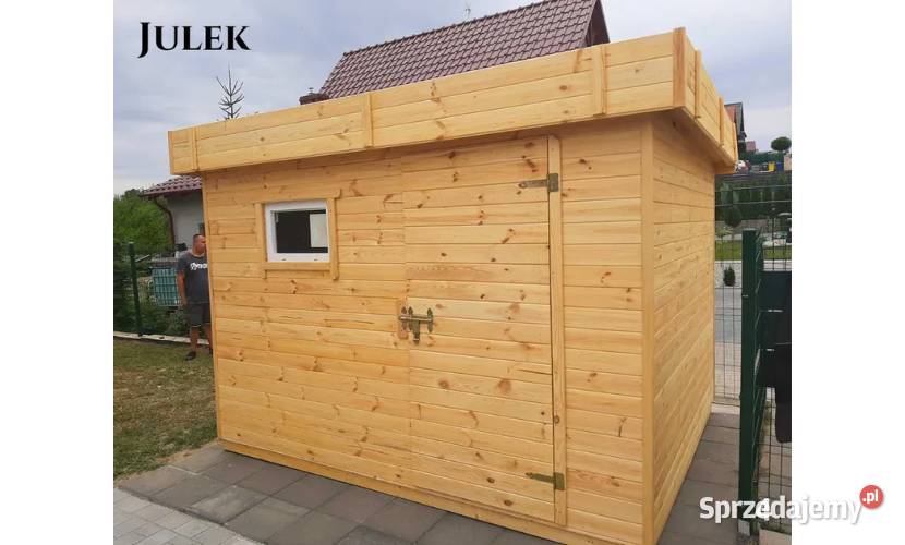 Drewniany domek na narzędzia Julek Domek schowek Katowice