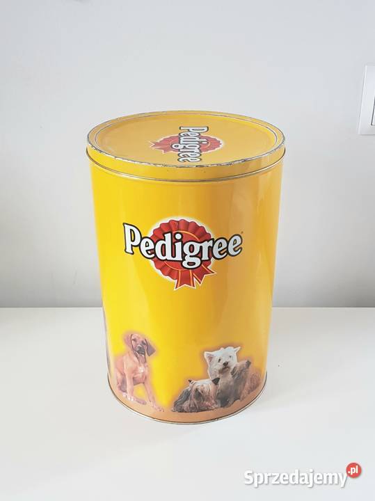 Duża stara puszka pudełko Pedigree Ruda Śląska