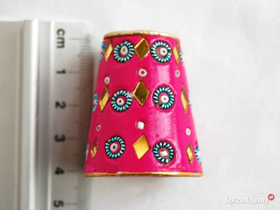 Indyjski stojak uchwyt na kadzidełka stożek róż różowy Lublin sprzedam