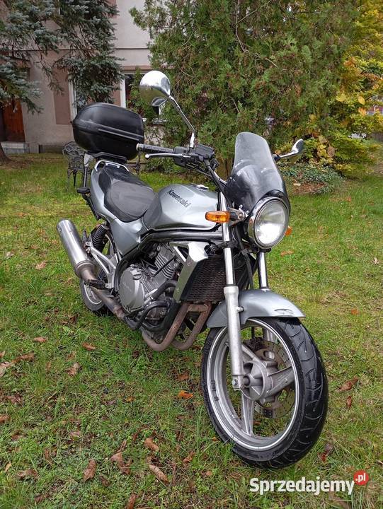 Pierwsze moto Kawasaki ER5 doskonałe niezawodne Kalisz
