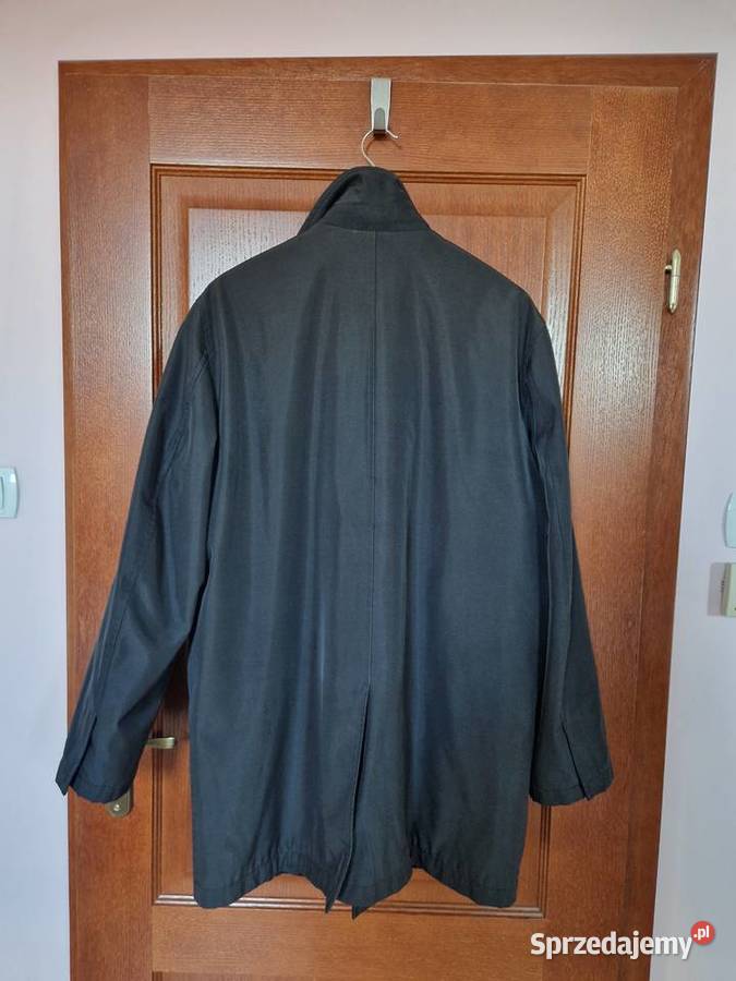 Płaszcz czarny męski ocieplany rozmiar L54 Bibice