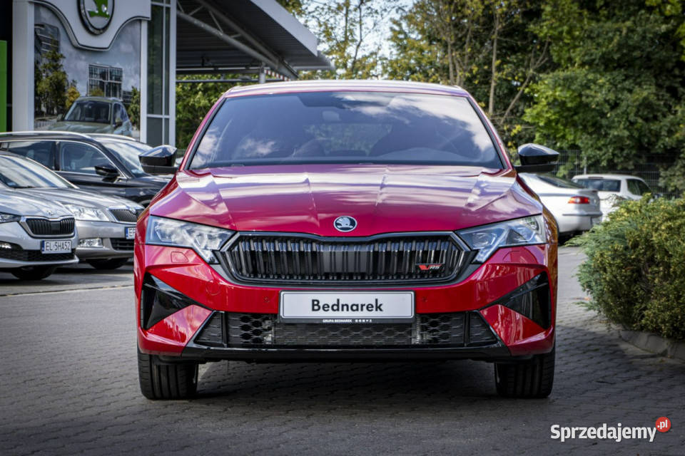 koda Octavia Octavia RS 20 TSI 265 DSG IV 2020 czerwony łódzkie Łódź