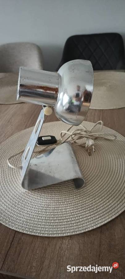Stara lampka biurkowa PRL Lampki biurkowe opolskie Nysa