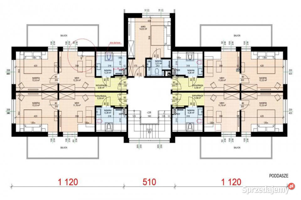Budynek z apartamentami w Grywałdzie Grywałd