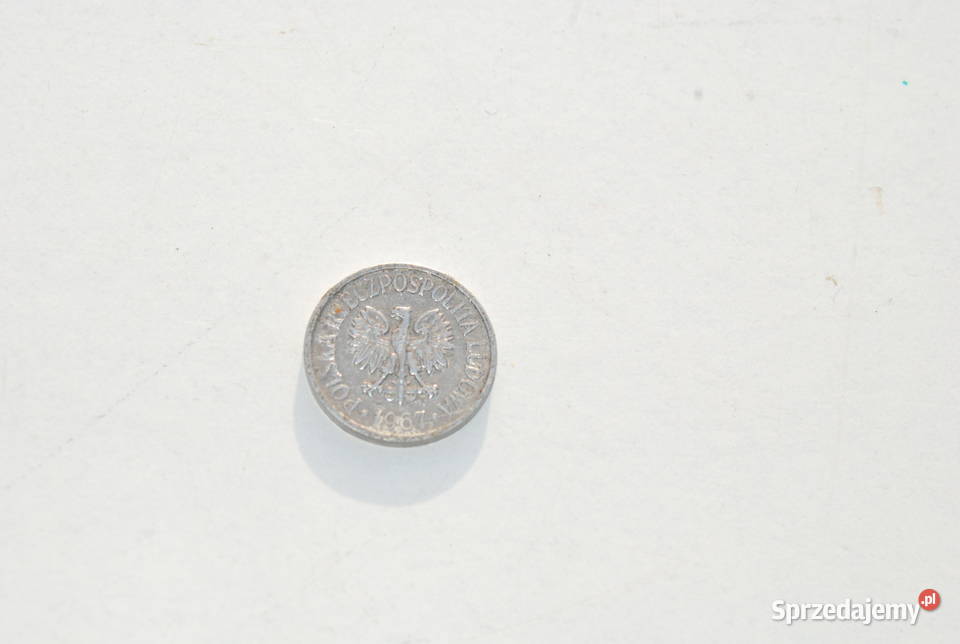 Stara moneta 5 groszy Polska 1967 antyk zabytek Numizmatyka Cieszyn