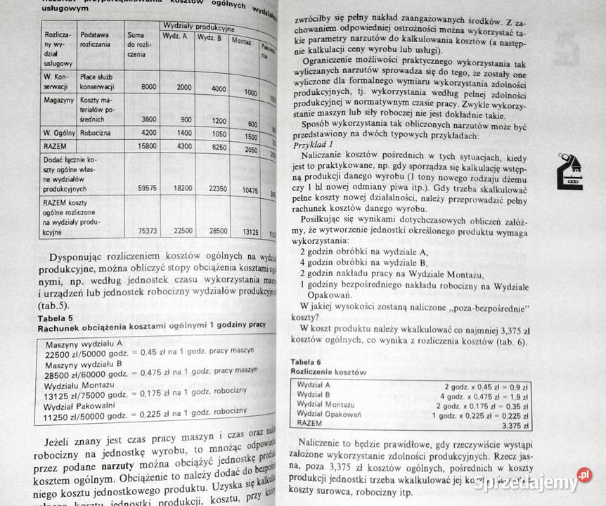 Rachunkowość zarządcza Andrzej Kowalak Chełm