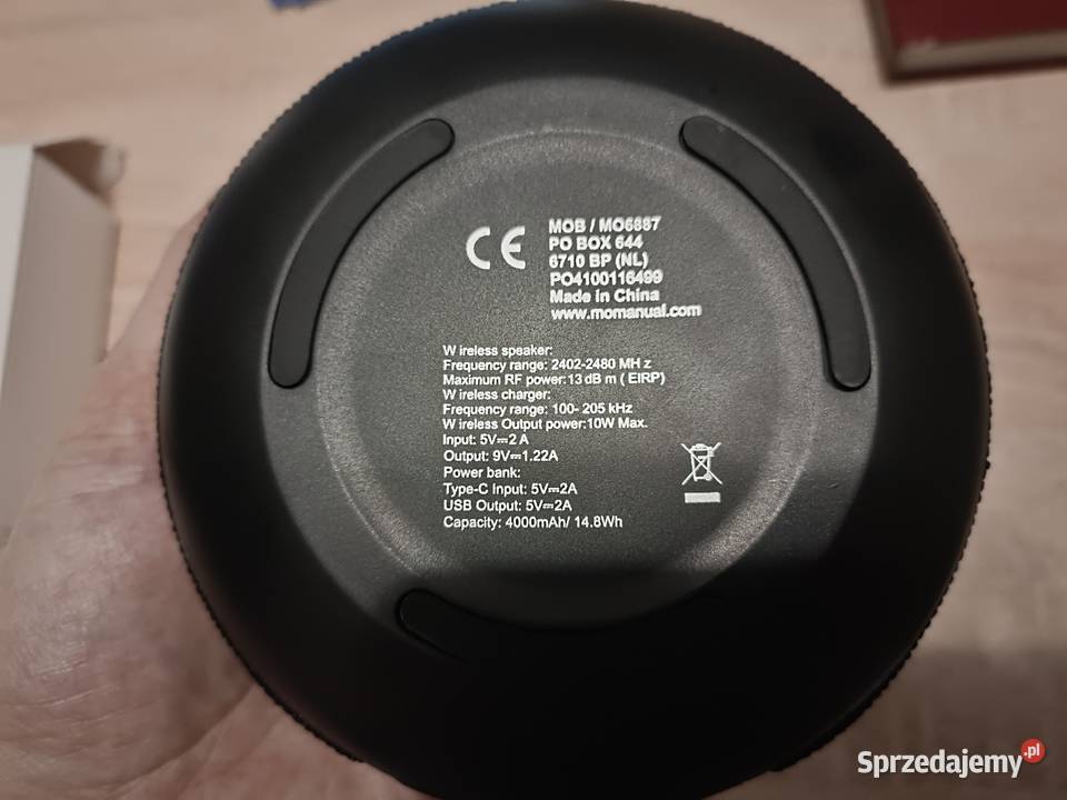 Głośnik wielofunkcyjny z ładowarką i power Kwidzyn