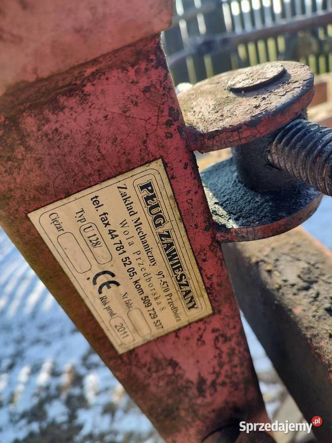 Sprzedam pług 4x40 Linów