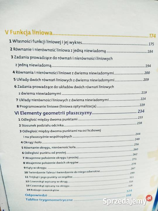 Ciekawi świata matematyka podręcznik operon Antykwariat sprzedam