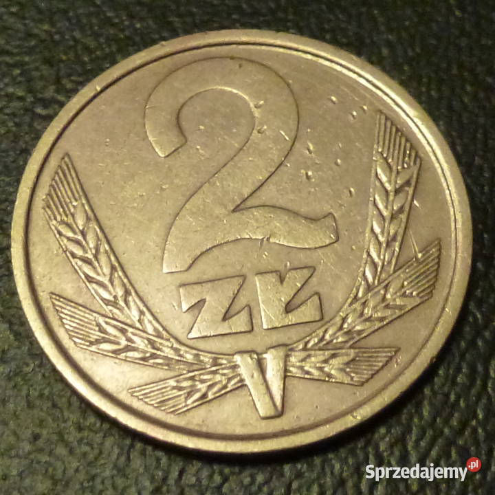 Moneta 2 złote z 1979 r z obiegu okres PRL Warszawa