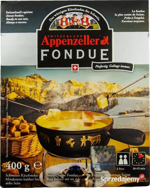 Ser szwajcarski Appenzeller Fondue 400g x 5 2 dolnośląskie Świdnica