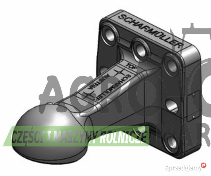 ZACZEP FLANSZOWY CHOCHLA KULOWY K80 4T 145X145 Wichrów
