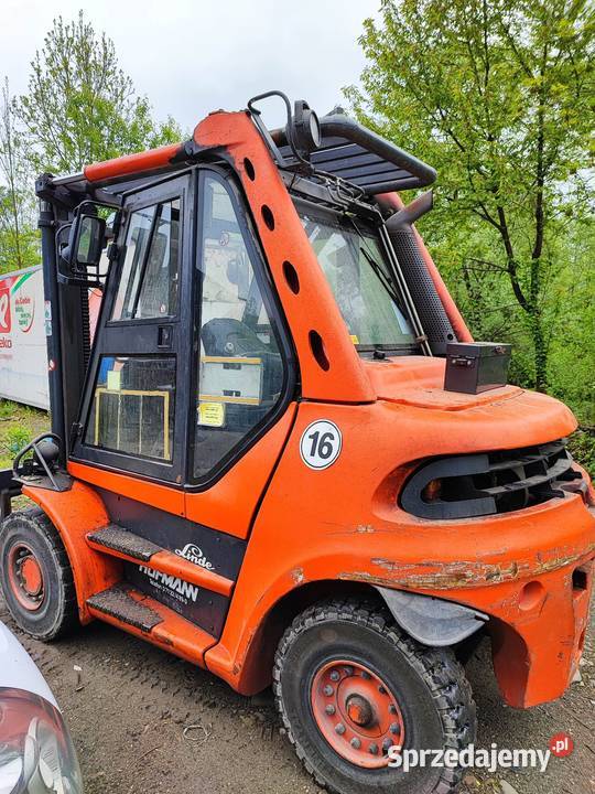 Wózek widłowy Linde 6 8 ton Toyota z Niemiec małopolskie Maków Podhalański