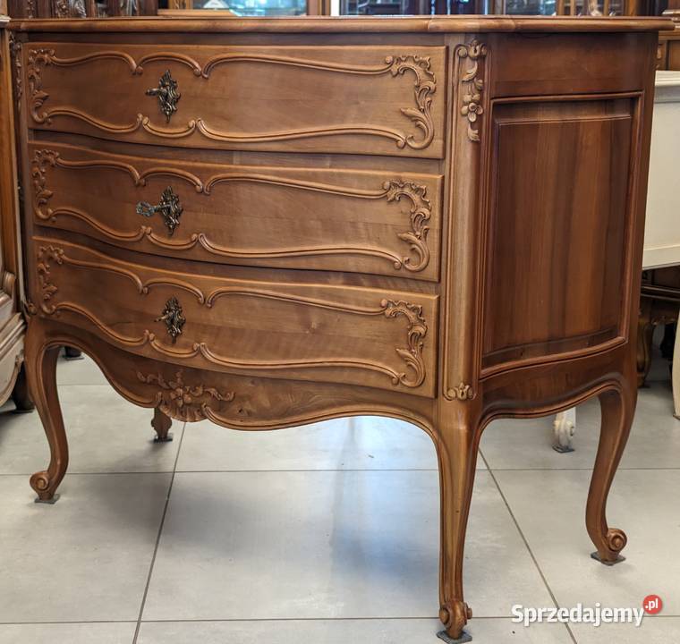 Piękna komoda ludwikowska orzech sklep Dąbrowa sprzedam