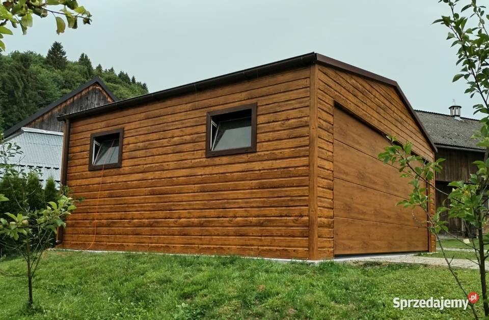 Garaż Blaszany Dwustanowiskowy Z Bramą Kraków