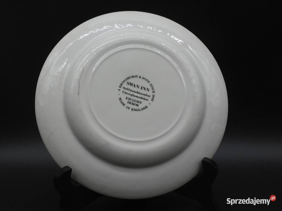 TalerzSwan Inn wyprodukowanej angielską firmę J Raszków