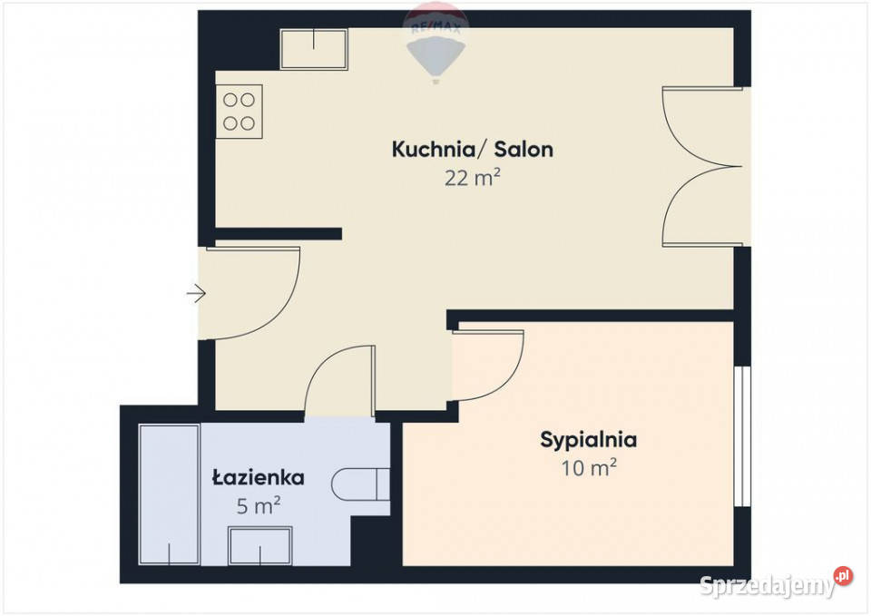 Nowe 2 pokoje z ogródkiem Grójec Poświętne sieć sprzedam