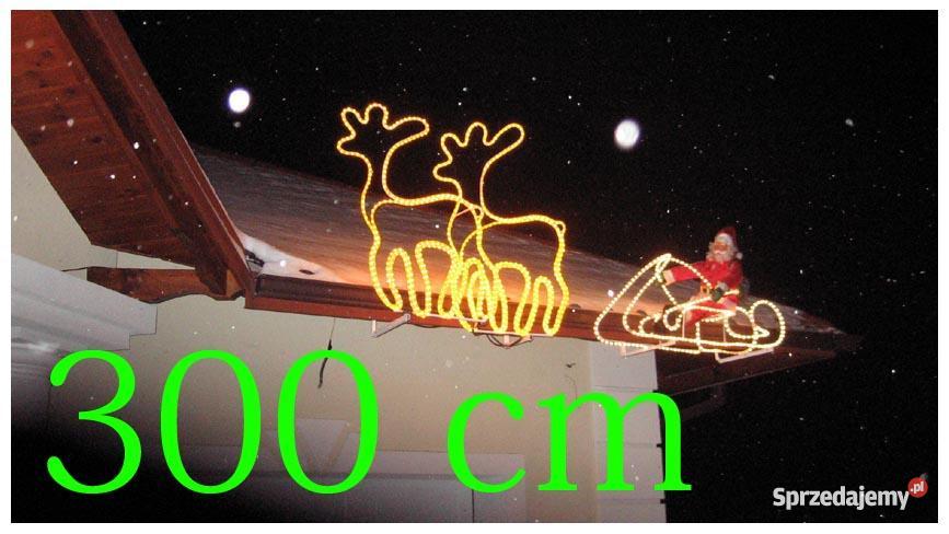 2 x świecące renifery renifer 300 długości z san Poznań sprzedam