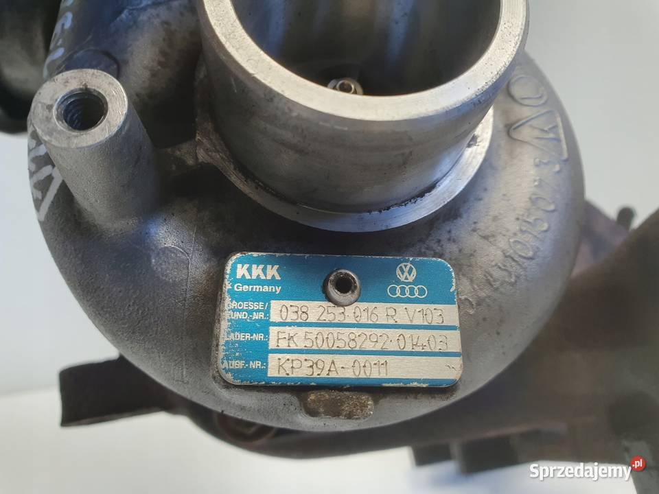 TURBOSPRĘŻARKA Skoda Octavia II 19 TDI turbo Turbosprężarki