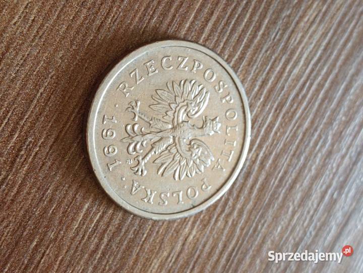 Sprzedam drugie 1 zl 1991 r mocno biy stepel Chełm sprzedam