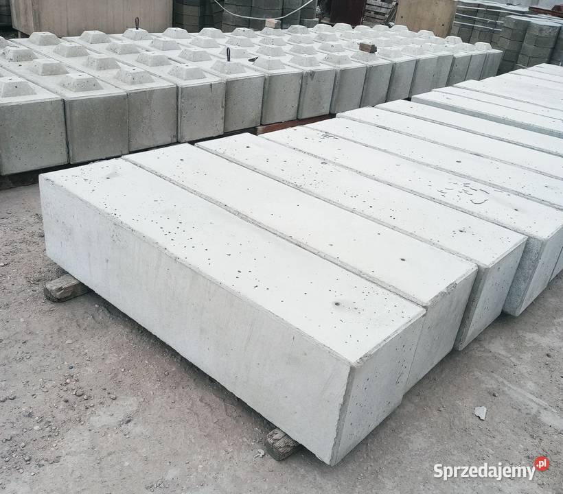 Bloki betonowe LEGO 160x40x40 płaskie wielkopolskie Jutrosin