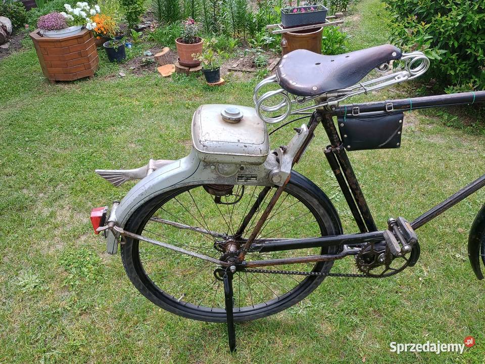 Rower Adler z silnikiem BFC zabytkowy antyk 22222km Pozostałe Motocykle, skutery, quady sprzedam